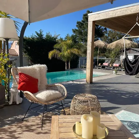 Villa Casa Baggia, Proche Plage, Piscine A Debordement Chauffee, Pool House *