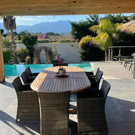 Casa Baggia, Proche Plage, Piscine à Débordement Chauffée, Pool House * Porto Vecchio