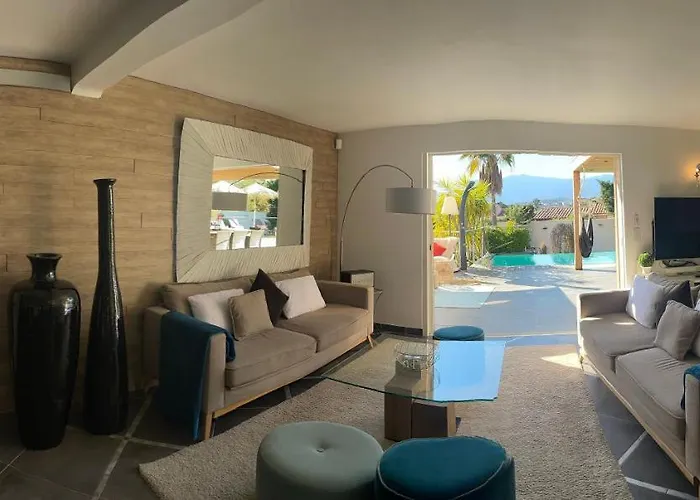 Casa Baggia, Proche Plage, Piscine A Debordement Chauffee, Pool House *